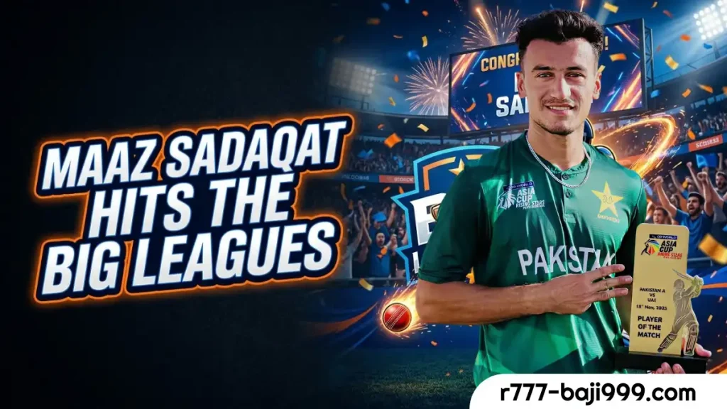 13 Maaz Sadaqat Hits the Big Leagues